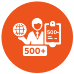 500+ Projects Successfully Delivered