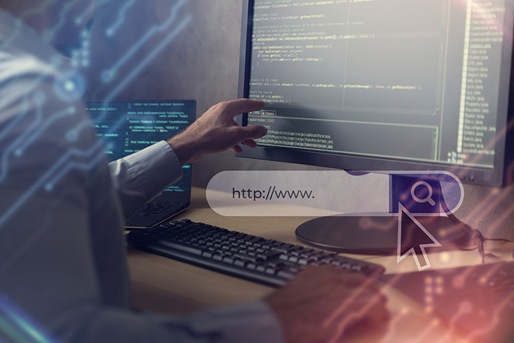 WooCommerce web development coding on desktop screen with developer working