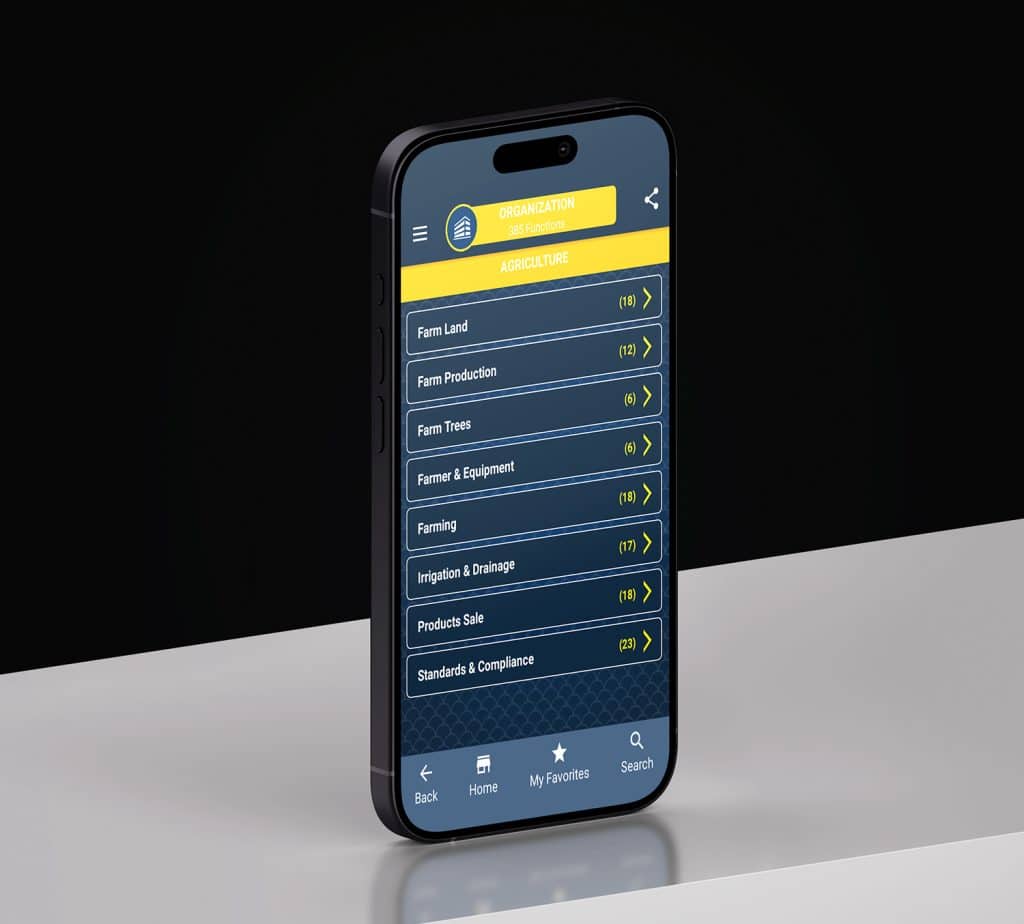 kpi mega library Mobile app mockup