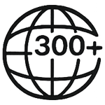 300+ Active Client Globally