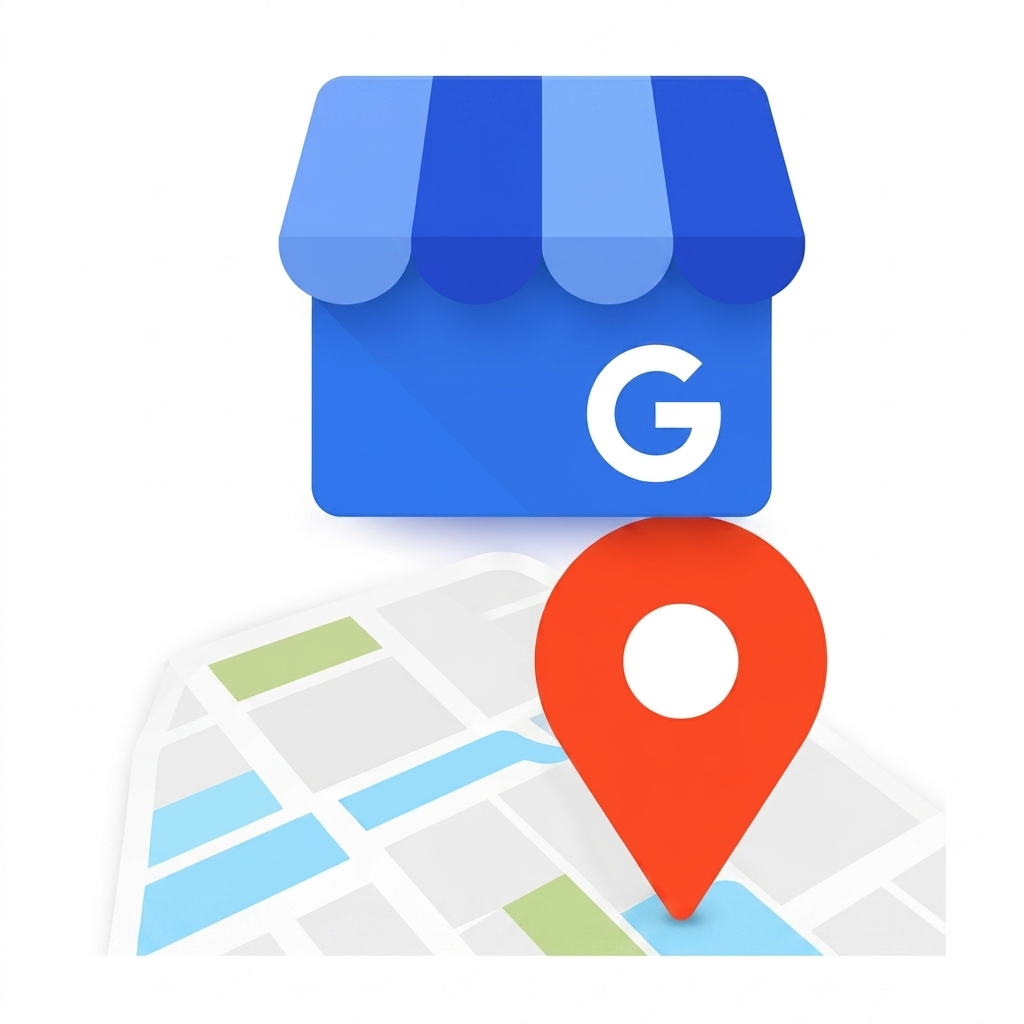 Google My Business location pin icon for GMB optimization and local SEO services in Kerala.