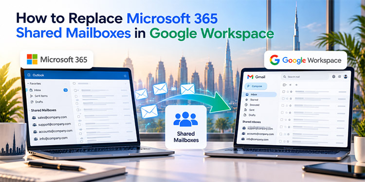 How to Replace Microsoft 365 Shared Mailboxes in Google Workspace