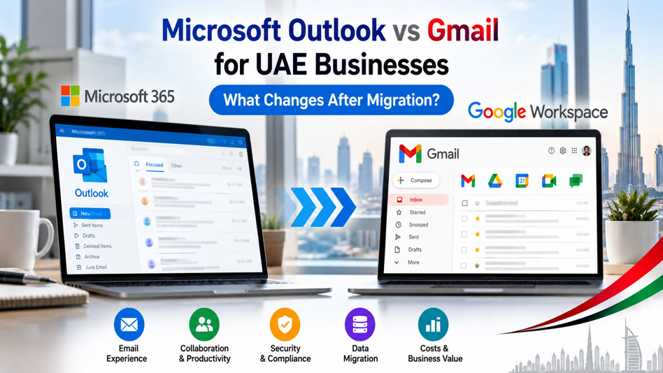 Microsoft Outlook vs Gmail for UAE Businesses